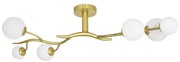 Lustră LED aplicată Brilagi MISTEL 6xG9/3W/230V auriu/alb