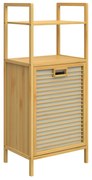 Raft de baie cu cos de rufe Bambus 43 L