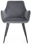 Scaun Apple velvet gri Blu14