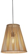 Lustra/Pendul eco din bambus Merapi tapered L, nat