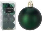 Set de 16 ornamente de Crăciun Festive Sparkles,verde, diametru 5 cm, plastic, diam. 5 cm