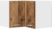 vidaXL Dulap suspendat Lemn vechi și Alb 57 x 57 x 40 cm Lemn compozit