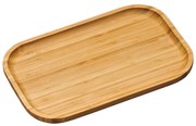 Kesper 58160 Tava de servire din bambus, 30,5 x 20x 2 cm