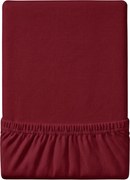 Cearsaf Jersey EXCLUSIVE cu elastic visiniu 160 x 200 cm
