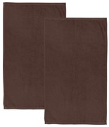 Prosoape maro 2 buc. din bumbac cu uscare rapidă, din frotir 90x140 cm Quick Dry – Catherine Lansfield