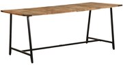 vidaXL Masă de bucătărie, 180x90x75 cm, lemn masiv de mango