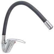 Baterie bucatarie,TRENDY S, pipa flexibila neagra