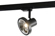 Spot de șină modern trifazic negru AR111 - Jeany