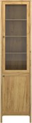 Vitrina KLARK, stejar auriu, PAL laminat, 55x42x210 cm