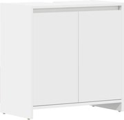vidaXL Dulap de baie, alb, 60x33x61 cm, lemn prelucrat