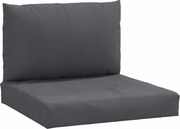 vidaXL Perne de paleți, 2 buc., melanj antracit, material textil