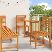 vidaXL Set Bistro de Grădină 6 pcs Maro lemn masiv de acacia