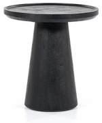Masuta de cafea din lemn de mango Ron 46x49 cm neagra