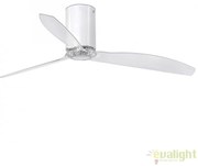 Ventilator de tavan modern cu telecomanda MINI TUBE FAN ab lucios/transparent 32038