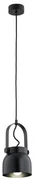 Pendul design modern LOGAN negru 14cm