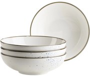 Mäser Set de 4 boluri Pintar Alb albastru puncte22 cm