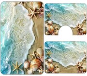 Set 3 Covoare baie antiderapante 60x90 CBA109