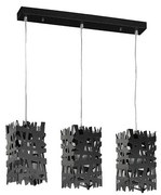 Lustră pe cablu ONLI FORESTA 3xE27/15W/230V negru