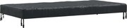 vidaXL Copertă pentru masă Simplu Negru 182 x 92 x 15 cm țesătură