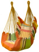 Hamac tip leagan cu perna-portocaliu