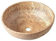 Sapho - Lavoar pentru blat PRIORI Ø 41 cm, ceramică/maro