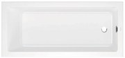 Cada dreptunghiulara VilleroyBoch Targa Plus Solo alb alpin 170x75 cm 1700x750 mm