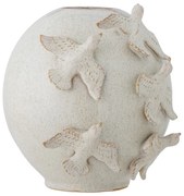 Vază crem din gresie (înălțime 25 cm) Abira – Bloomingville