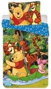 Disney Winnie de Pluș Rafting Set de lenjerie pentru copii 90×140cm, 40×55 cm