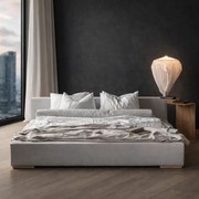 Pat dormitor Kubo gri, 140A 200 160A 200 180A 200