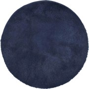 vidaXL Covor shaggy cu pom înalt, NAVARRA, bleumarin, 160x160 cm