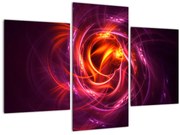 Tabloul cu abstracțiune modernă care luminează (90x60 cm)