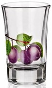 Set pahare de țuică Banquet Torino Plum   40 ml, 6 buc.