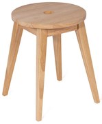 Scaun în culoare naturală deschisă din lemn de arbore de cauciuc Club – Bonami Essentials