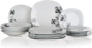 BANQUET Set farfurii din porţelan FLOREA 18 buc