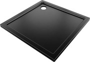 Mexen Flow cadă de duș pătrată slim 85 x 85 cm, negru mat - 46S708585