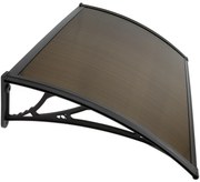 Copertină pentru ușă Aldotrade 120 x 80 cmLagrada, maro