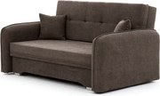 OFERTA Canapea extensibila 2 locuri LAINE, maro, calitate II