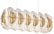 Lustra suspendata LED Fiordlys Linear Gold