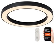 Plafonieră LED dimabilă PASTEL LED/68W/230V 95 cm negru Tuya Immax NEO 07210L + telecomandă