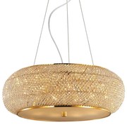 Lustră de cristal pe cablu Ideal Lux PASHA 14×E14/40W/230V