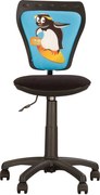 Scaun copii KIDS PENGUIN, stofa fantasy cu model