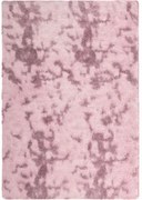 vidaXL Covor shaggy cu pom înalt, NAVARRA, roz praf, 200x290 cm