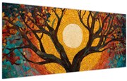 Tablou - Soarele în coroana arborelui vieții (120x50 cm)