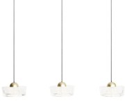 Lustra LED suspendata design decorativ Lipari 3L liniar