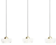 Lustra LED suspendata design decorativ Lipari 3L liniar