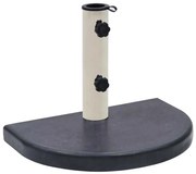 vidaXL Suport pentru umbrelă, negru, 40x28x4 cm, granit
