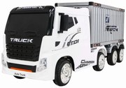 Camion Electric cu acumulator pentru copii NOVOKIDS™ Super Truck , Roti din Cauciuc EVA, Max 35 kg , Usi cu deschidere , Baterie12V, 2 Viteze,