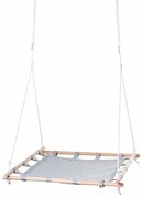 Balansoar pătrat Woody cu țesătură, 100 cm