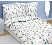 Bellatex Lenjerie de pat din bumbac de Crăciun Pom de Crăciun, 140 x 200 cm, 70 x 90 cm