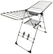 Uscator rufe din aluminiu Argento-Plus ZLN0652,Gri/Negru suprafata uscare 24m,